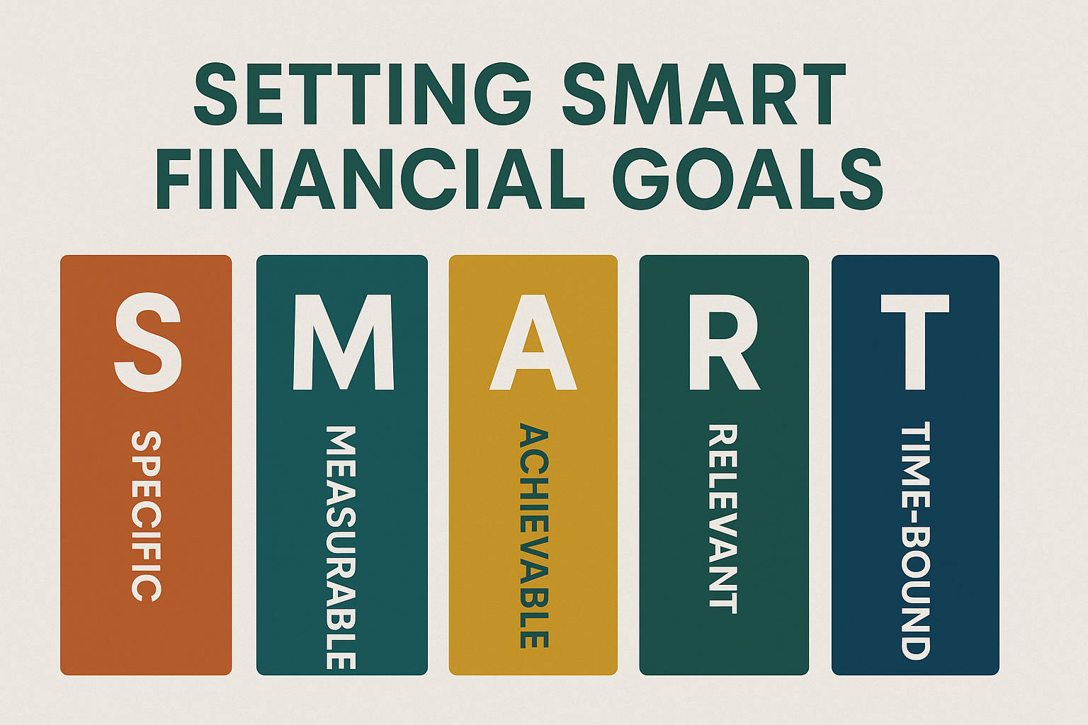 SMART Goals breakdown poster